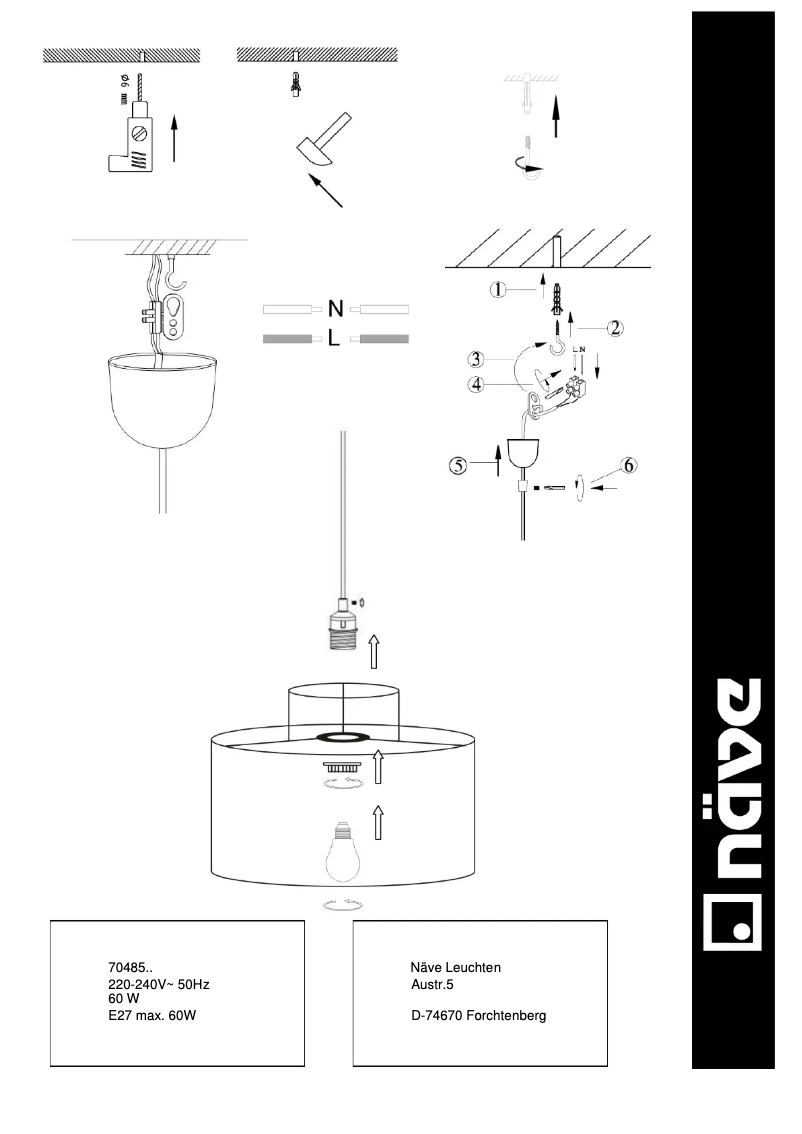 Page n°1 - Manuel utilisateur Näve Fancy