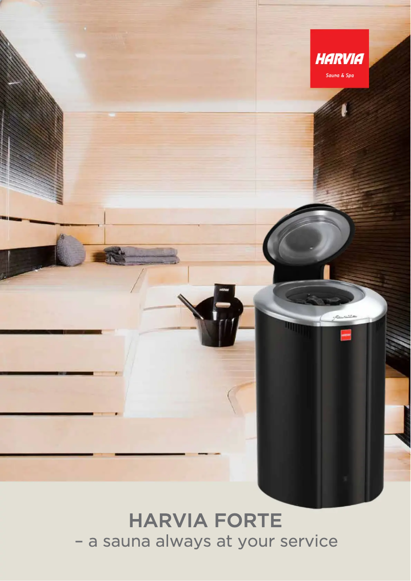 Page n°1 - Mode d'emploi Harvia Forte AFB9