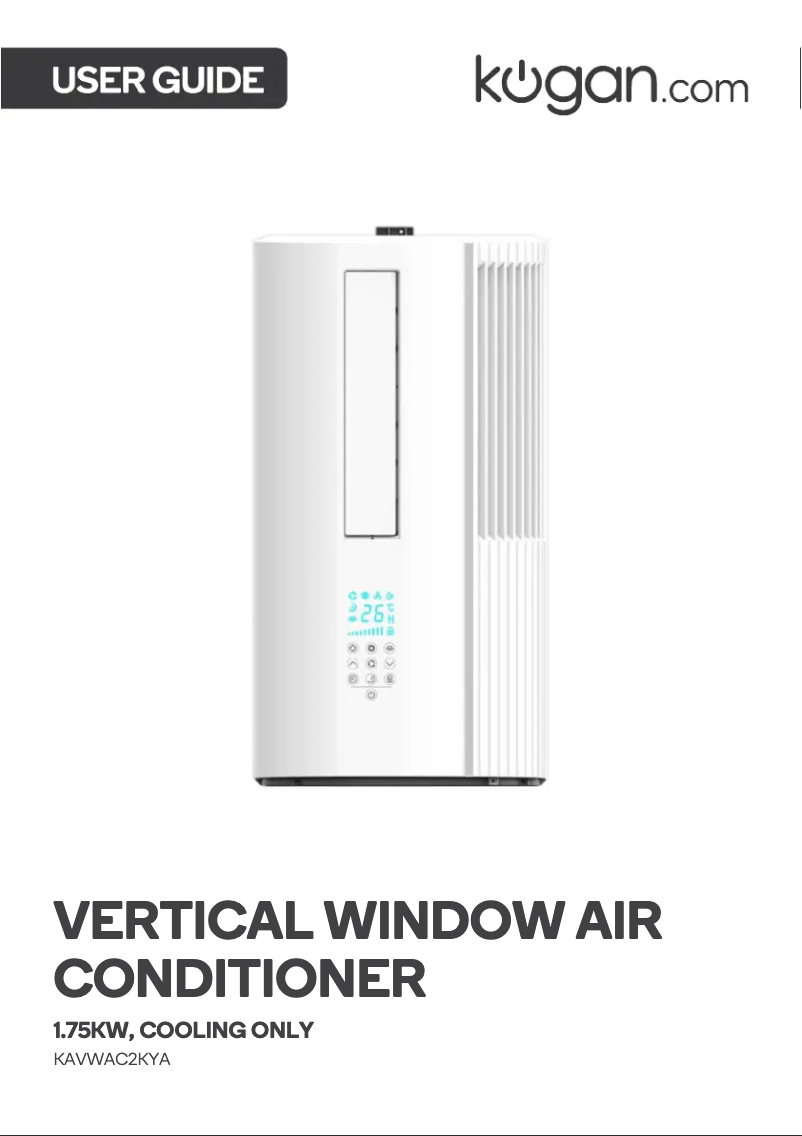 Page n°1 - Manuel utilisateur Kogan KAVWAC2KYA