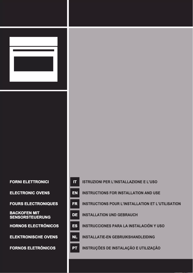 Page n°1 - Manuel utilisateur Fulgor Milano FCLO 6215 TEM BK