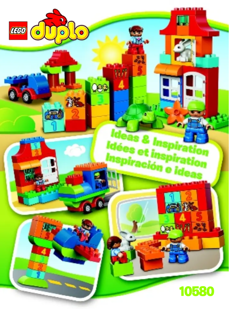 Page n°1 - Manuel utilisateur Lego Duplo 10580