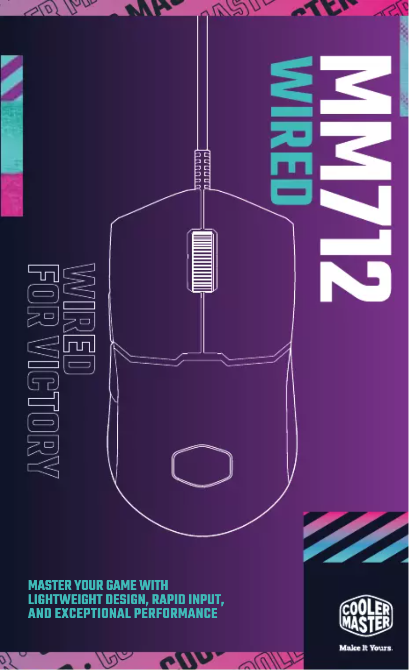 Page n°1 - Manuel utilisateur Cooler Master MM712 Wires