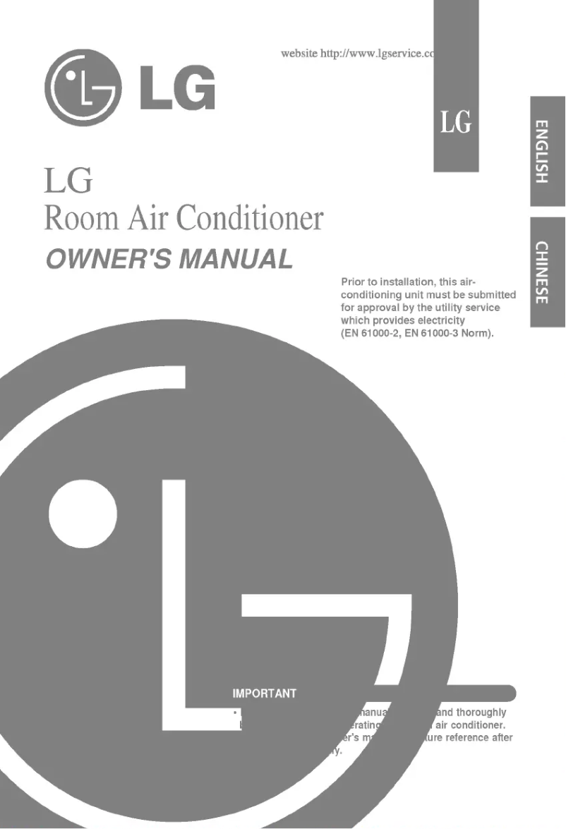 First page image of the manual for LS-C126RGL1