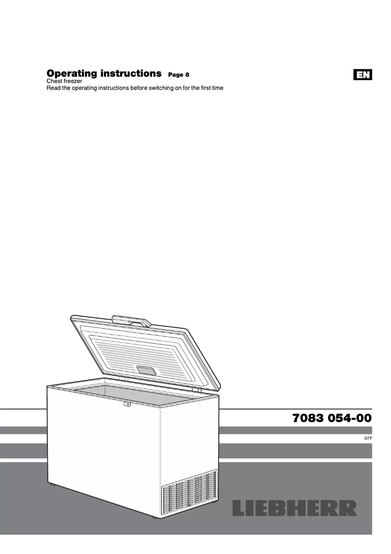 Page 1 de la notice Manuel utilisateur Liebherr GTP 4656-20