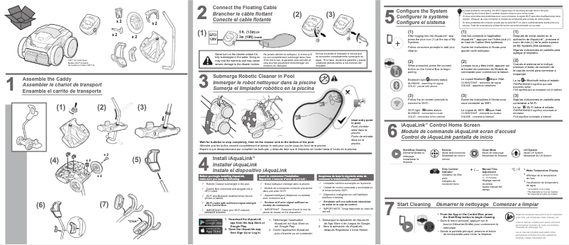 Page 1 de la notice Guide de démarrage rapide Polaris ALPHA iQ+