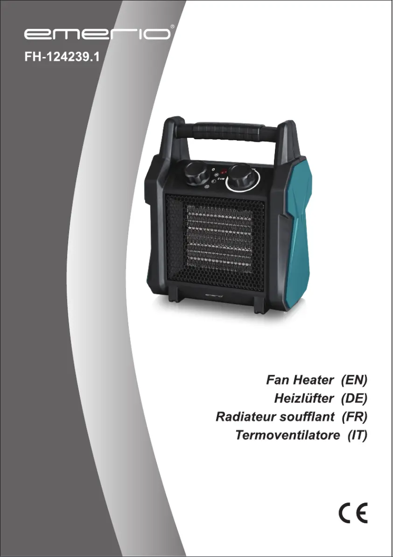 Page 1 de la notice Manuel utilisateur Emerio FH-124239.1