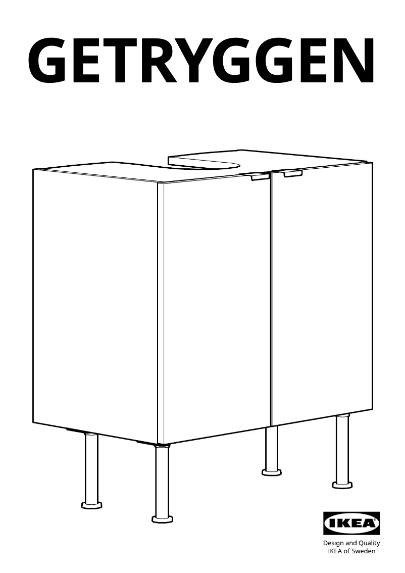 Imagen de la primera página del manual del dispositivo GETRYGGEN 702.859.38