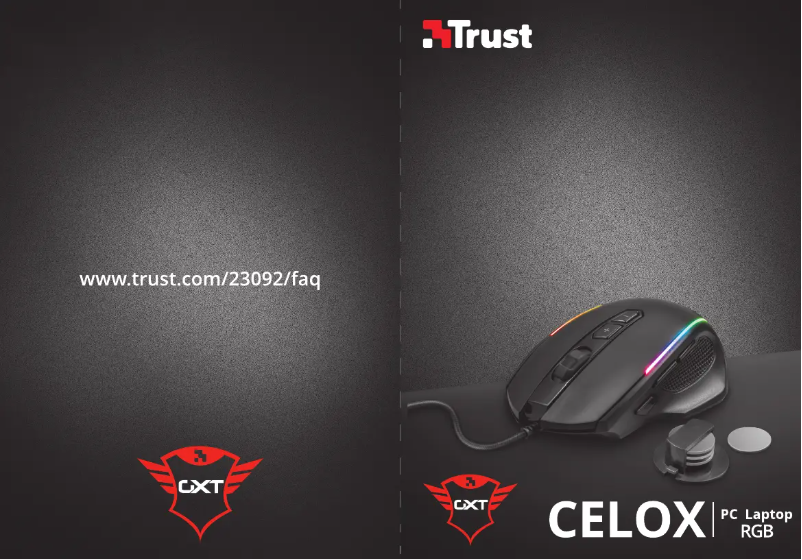 Página 1 del manual Manual de usuario Trust Celox GXT 165