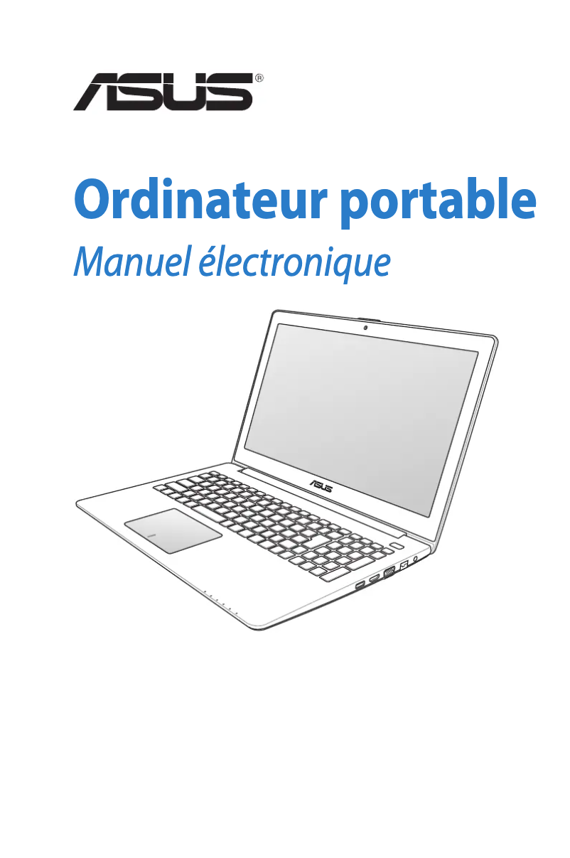 Image de la première page du manuel de l'appareil VivoBook S500CA