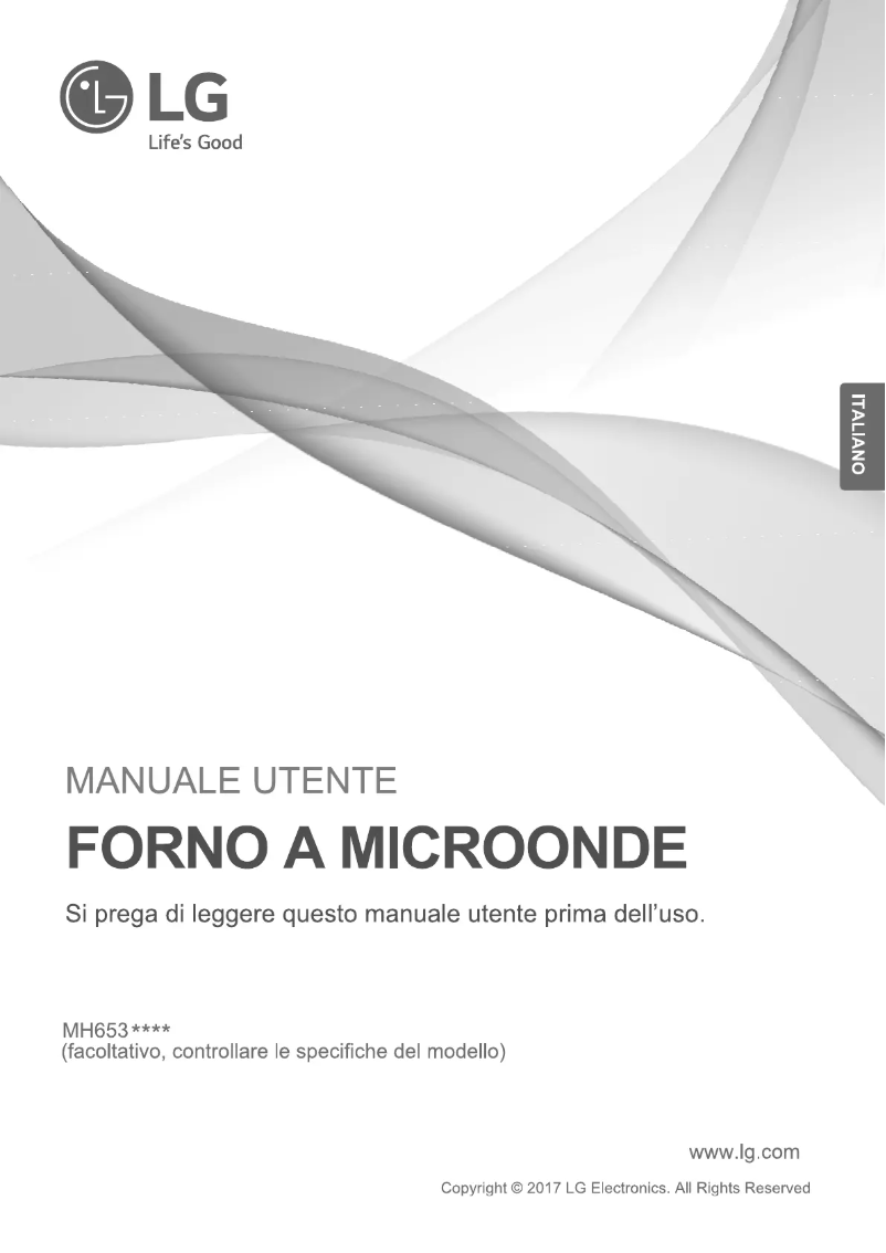 Page 1 de la notice Manuel utilisateur LG MH6535GIH