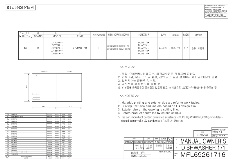 Image de la première page du manuel de l'appareil LDT5665ST