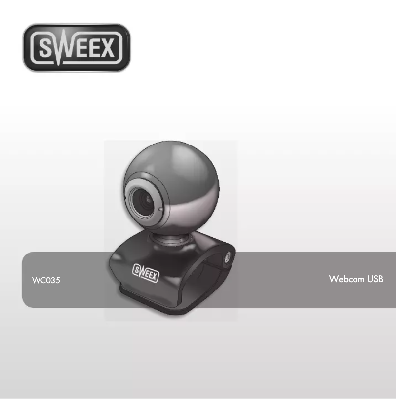 Page 1 de la notice Manuel utilisateur Sweex WC035