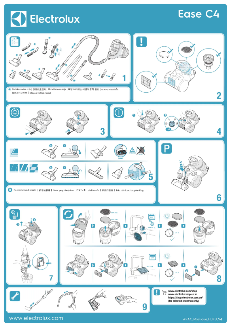 Página 1 del manual Manual de usuario Electrolux Ease C4 EC41-6SW