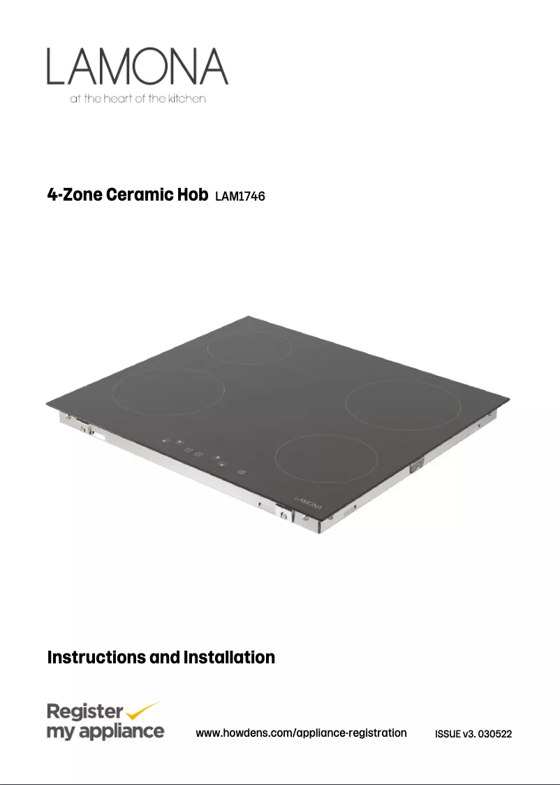 Page n°1 - Manuel utilisateur Lamona LAM1749