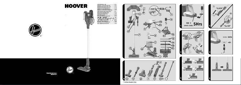 Page 1 de la notice Manuel utilisateur Hoover HF222UHC 011