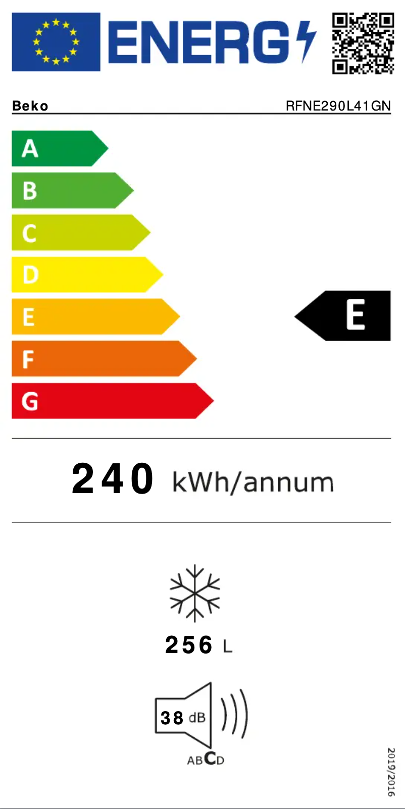 Image de la première page du manuel de l'appareil RFNE290L41GN