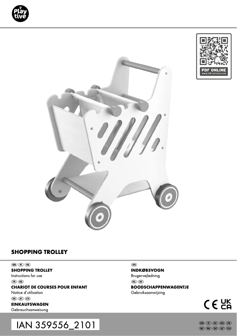 Page 1 de la notice Manuel utilisateur Playtive IAN 359556