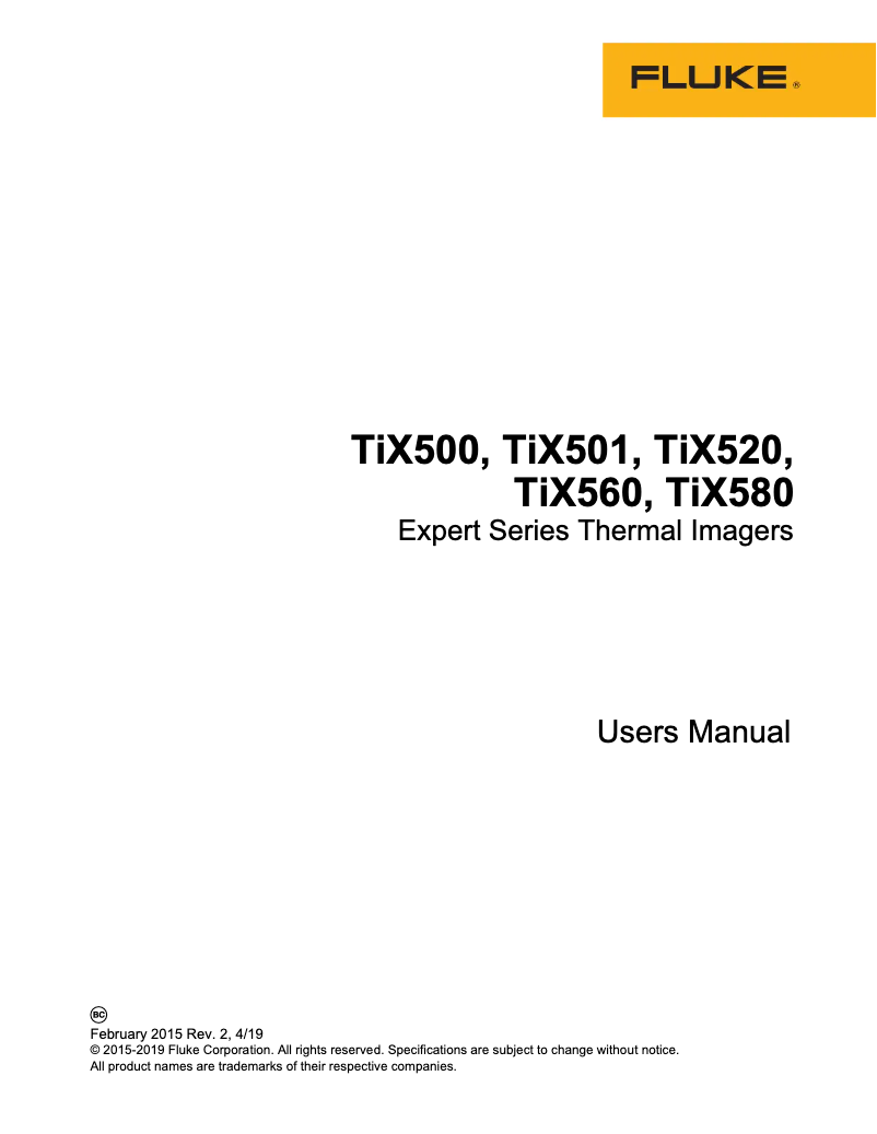 Image de la première page du manuel de l'appareil TiX501