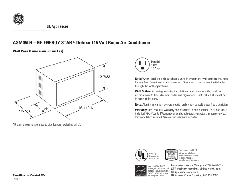 Imagen de la primera página del manual del dispositivo ASM05LB