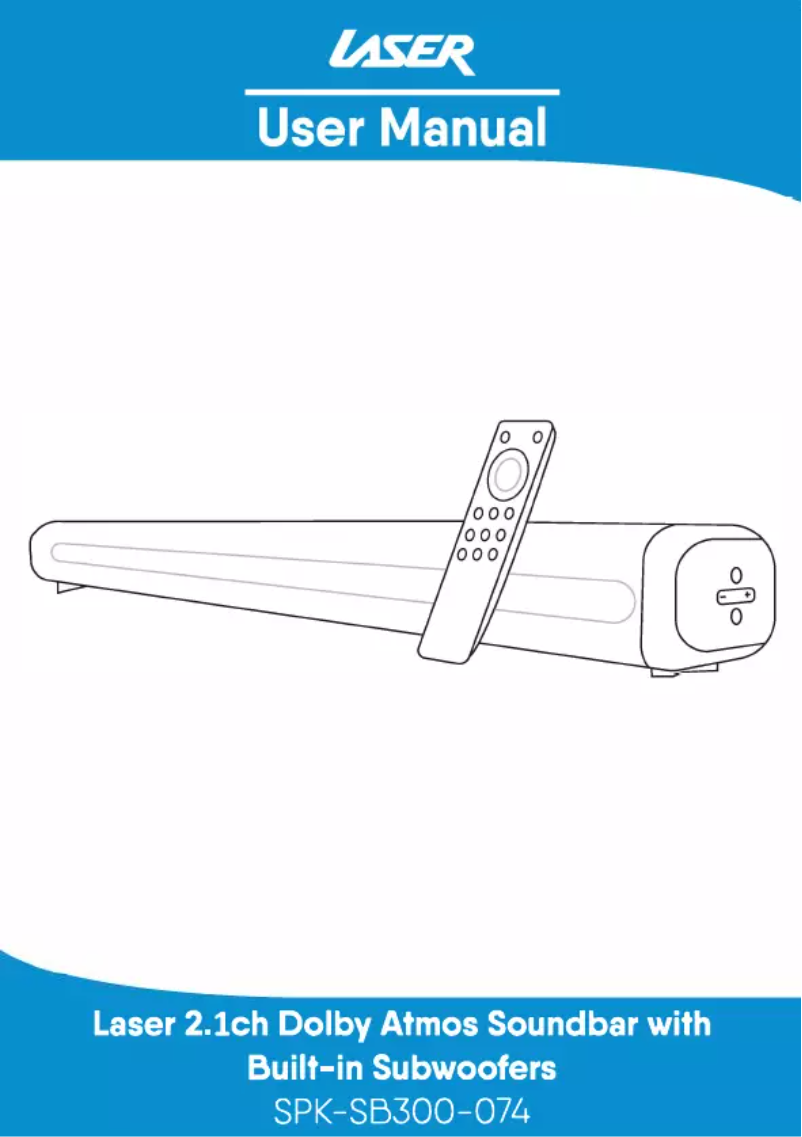 Page n°1 - Manuel utilisateur Laser SPK-SB300-074