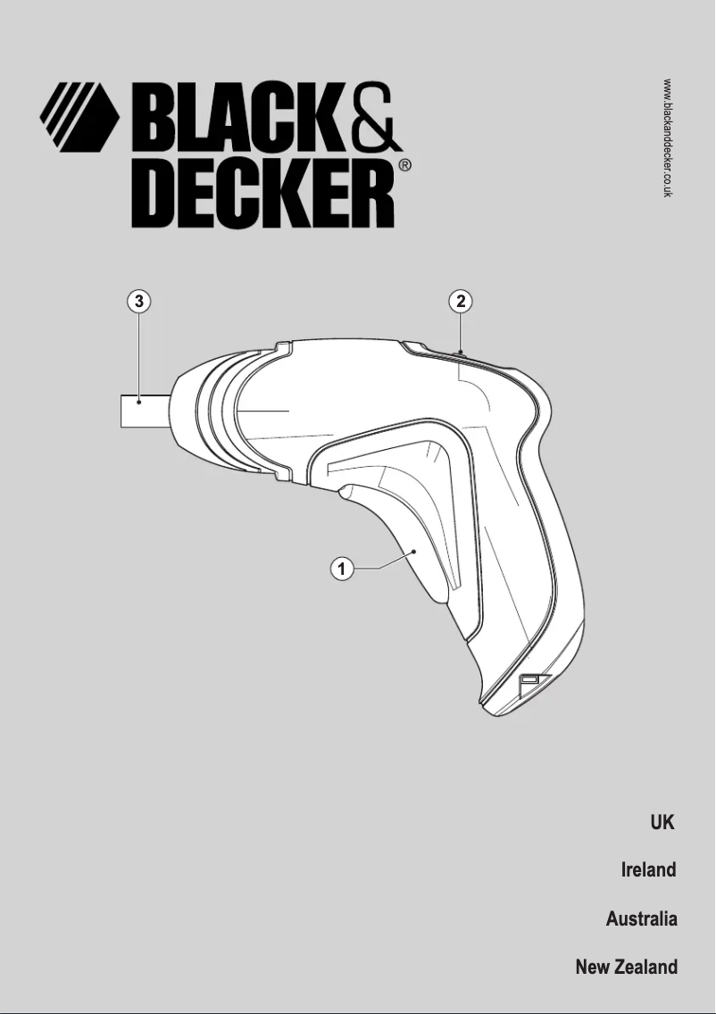 Page 1 de la notice Manuel utilisateur Black & Decker KC360BL