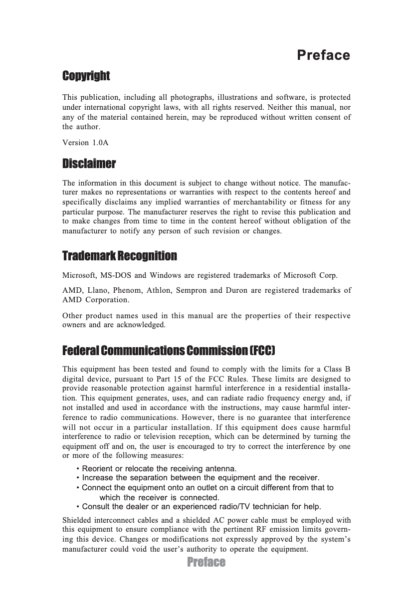 Page 1 de la notice Manuel utilisateur ECS A55F-A2