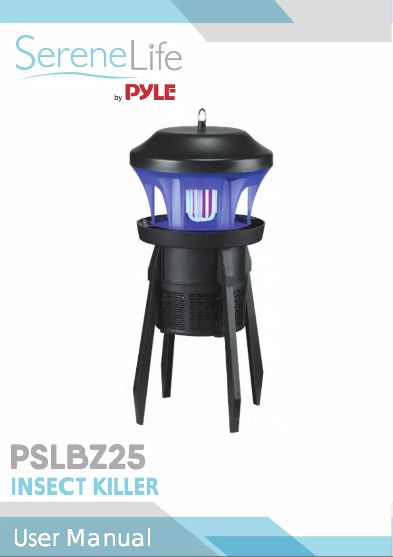 Página 1 del manual Manual de usuario SereneLife PSLBZ25