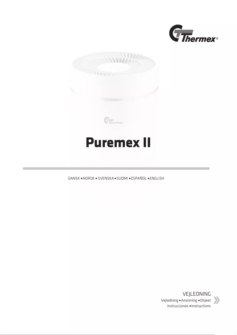 Page n°1 - Manuel utilisateur Thermex Puremex 2