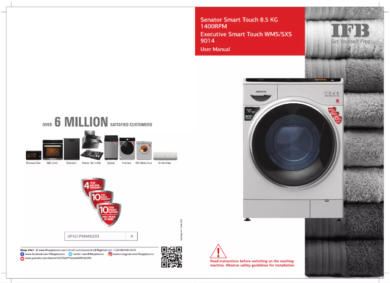 Page n°1 - Manuel utilisateur IFB Executive Smart Touch SXS