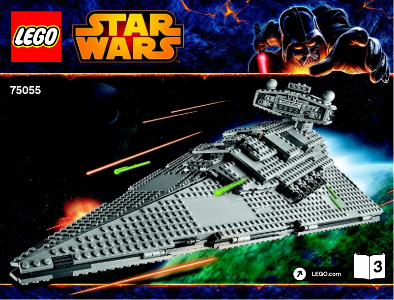 Page n°1 - Manuel utilisateur Lego Star Wars 75055