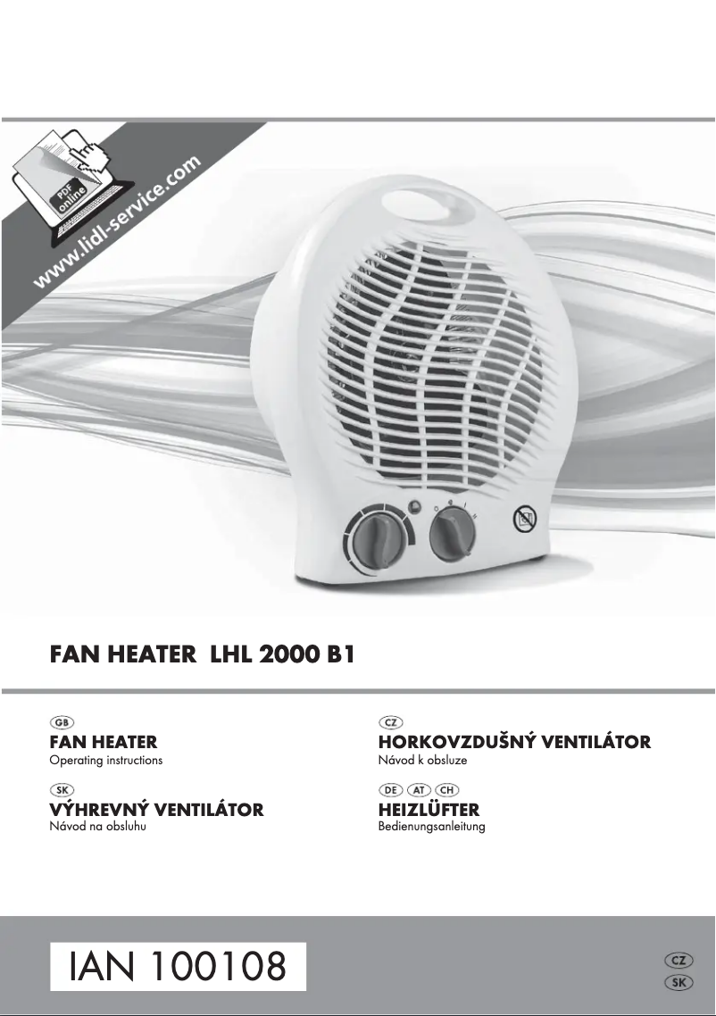 Page 1 de la notice Manuel utilisateur SilverCrest LHL 2000 B1