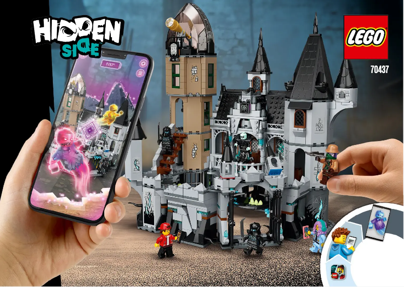 Imagen de la primera página del manual del dispositivo Hidden Side 70437