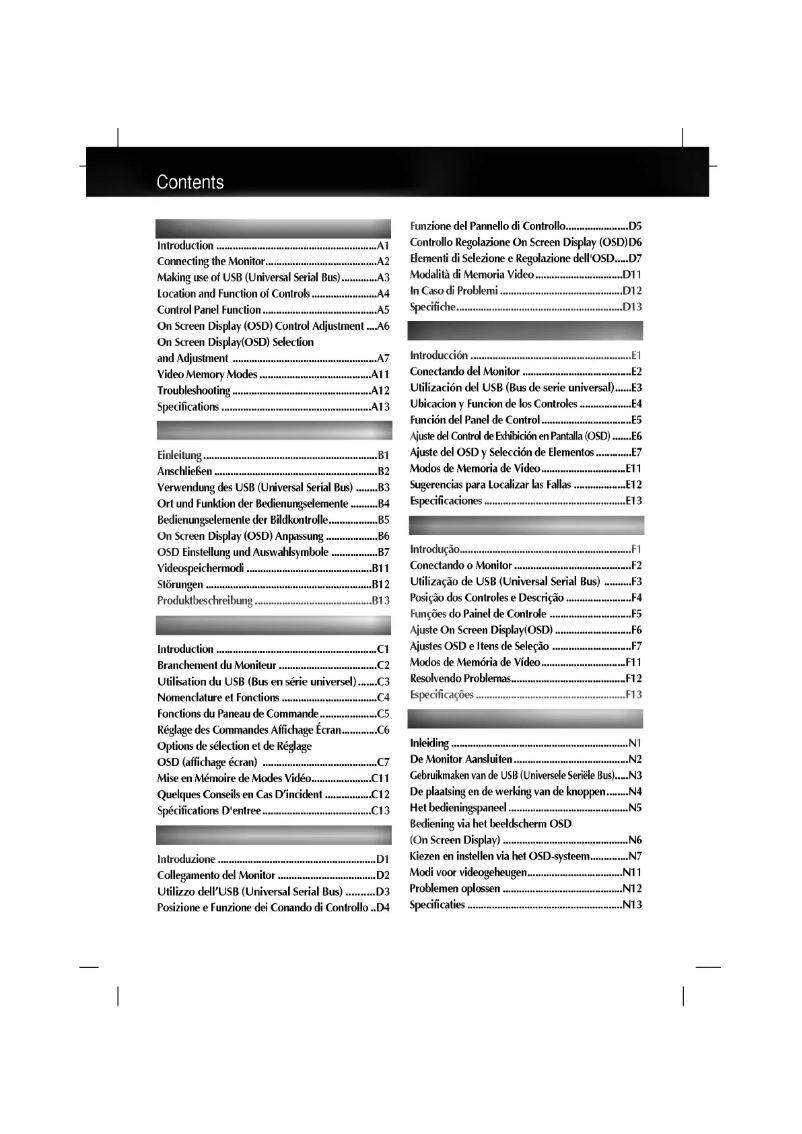 Página 1 del manual Manual de usuario LG 793FT