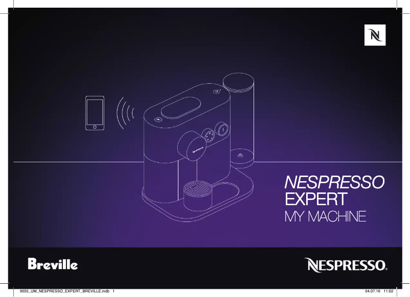 Page 1 of the manual User Manual Nespresso Expert