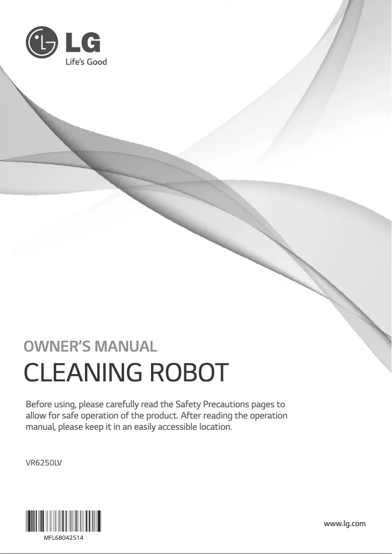 Page n°1 - Manuel utilisateur LG VR6250LV