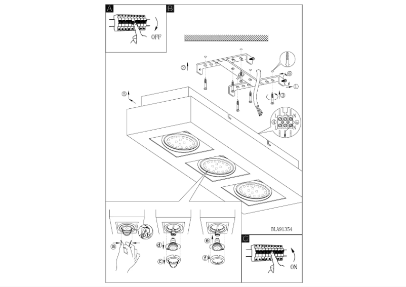 Page n°1 - Manuel utilisateur Eglo Loke 1