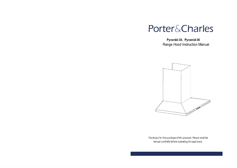 Page 1 de la notice Manuel utilisateur Porter & Charles PYRAMID-36