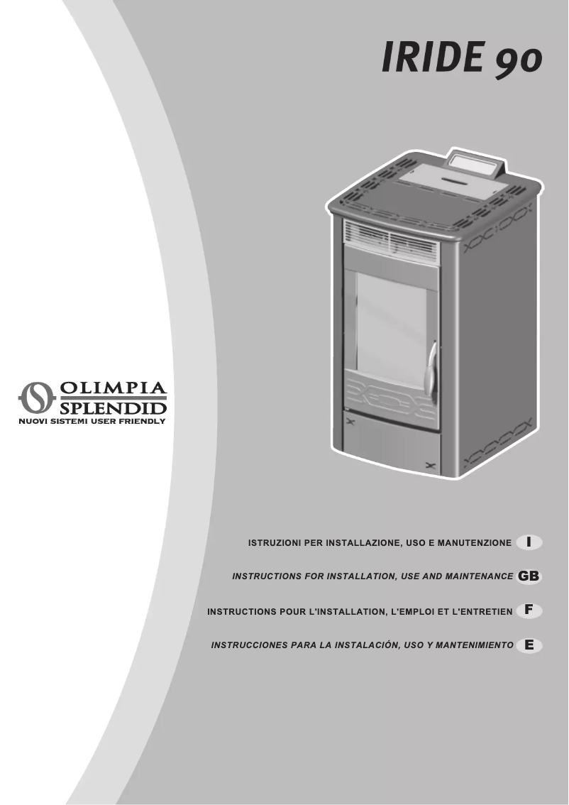 Page n°1 - Manuel utilisateur Olimpia Splendid Iride 90