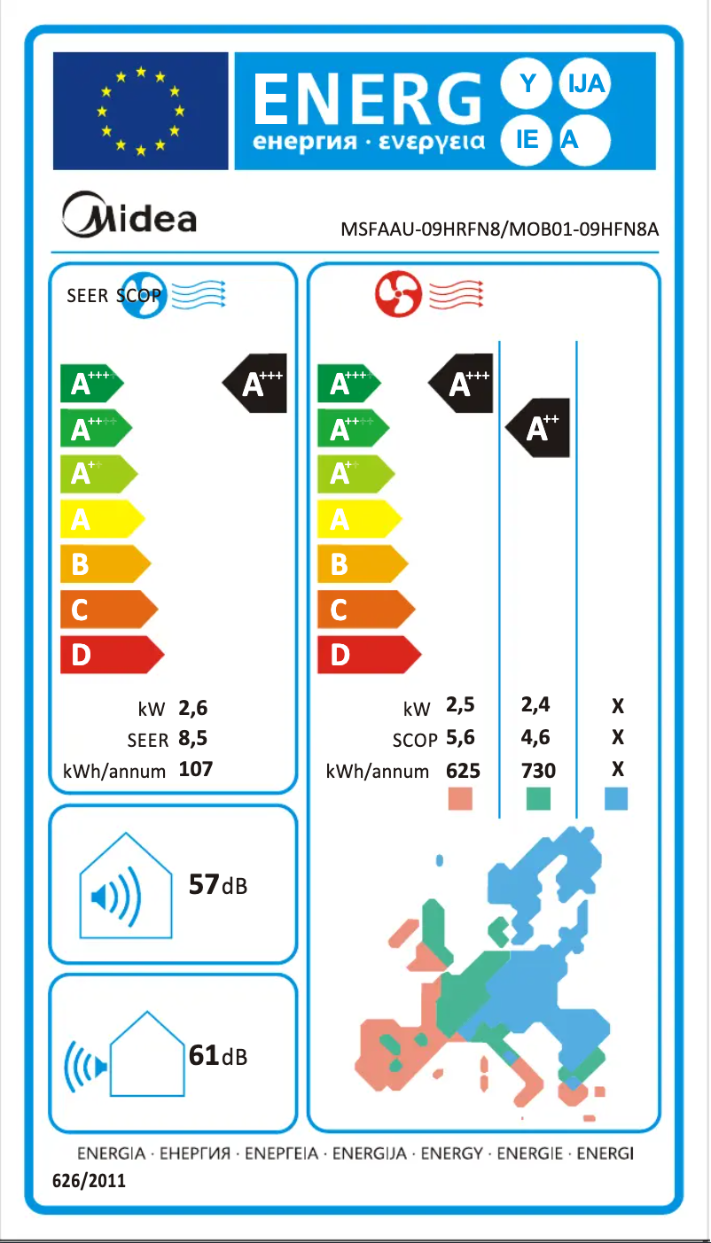 Imagen de la primera página del manual del dispositivo MSFAAU-12HRFN8