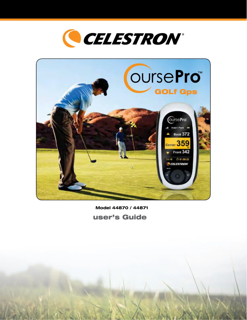 Image de la première page du manuel de l'appareil CoursePro 44871