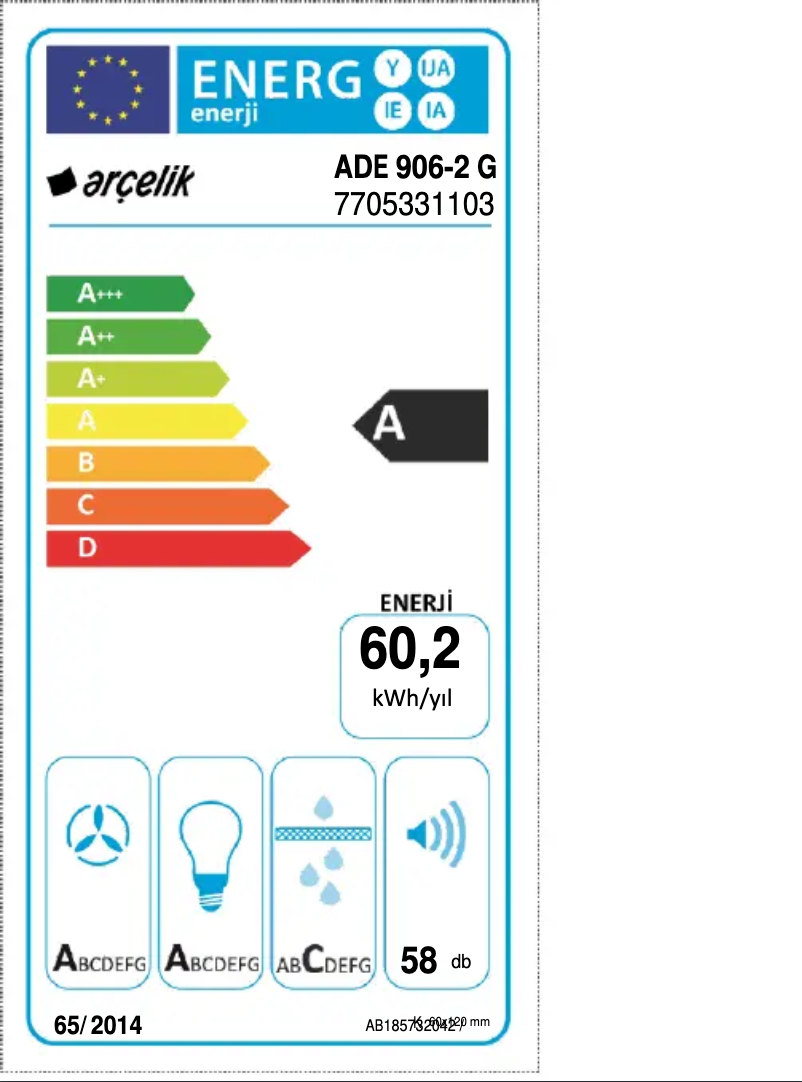 Image de la première page du manuel de l'appareil ADE 906-2 G
