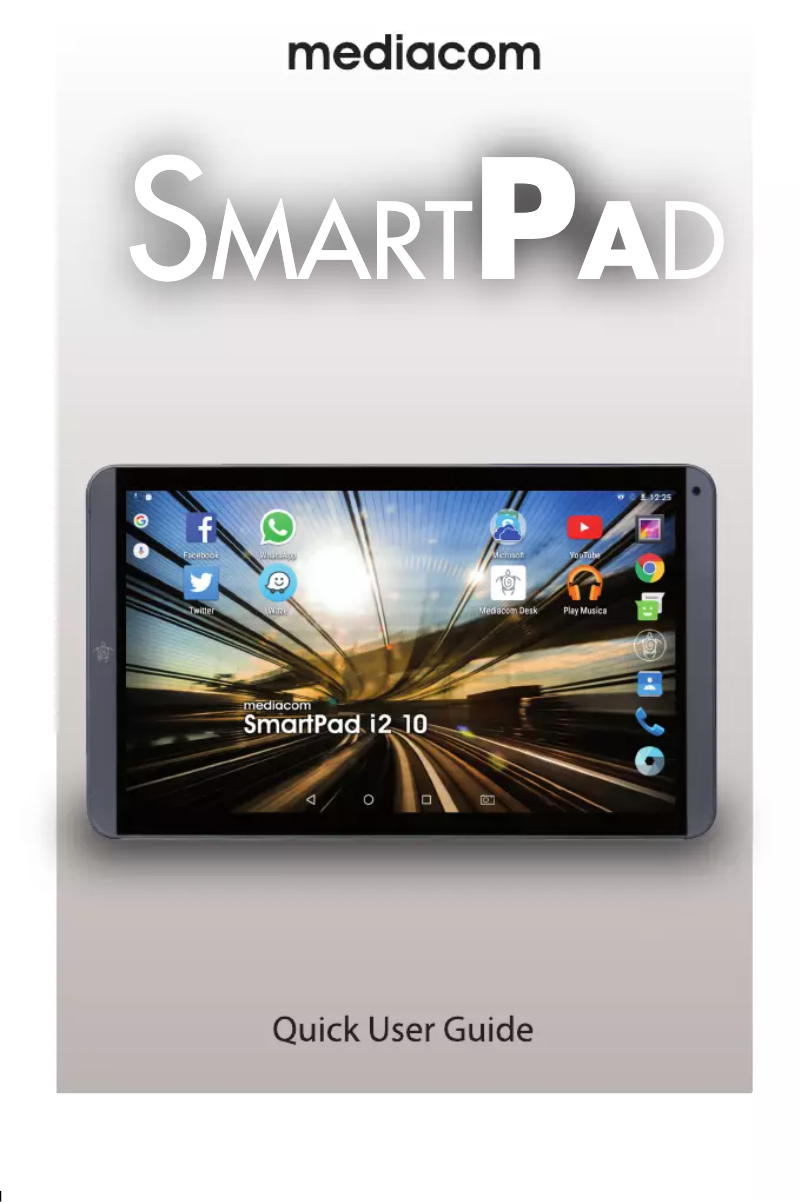 Page 1 of the manual User Manual Mediacom SmartPad M-SP10I2HL