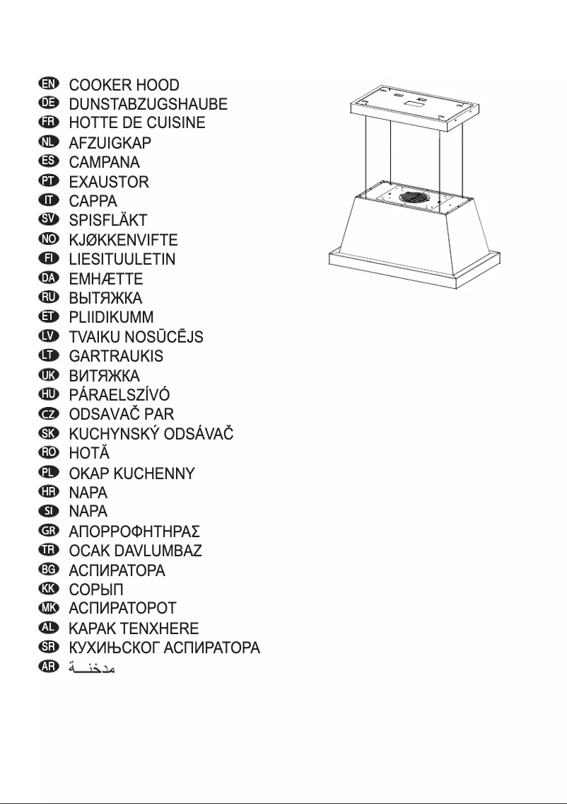 Page n°1 - Manuel utilisateur Faber Thea I 80 DG