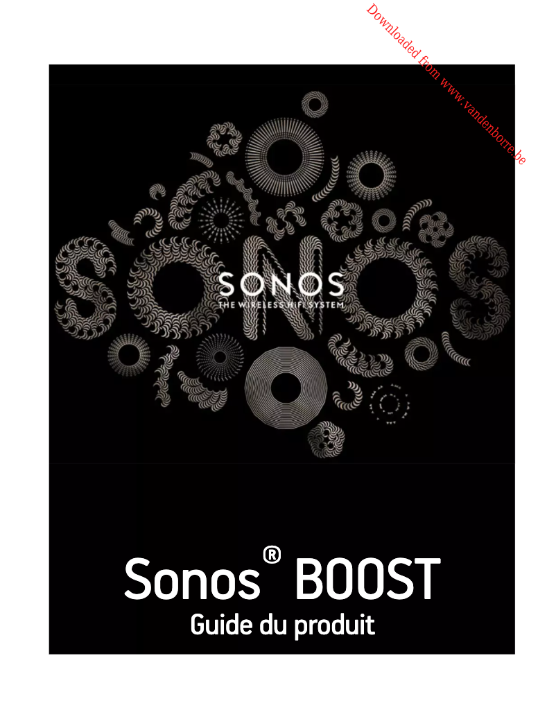 Página 1 del manual Manual de usuario Sonos Boost
