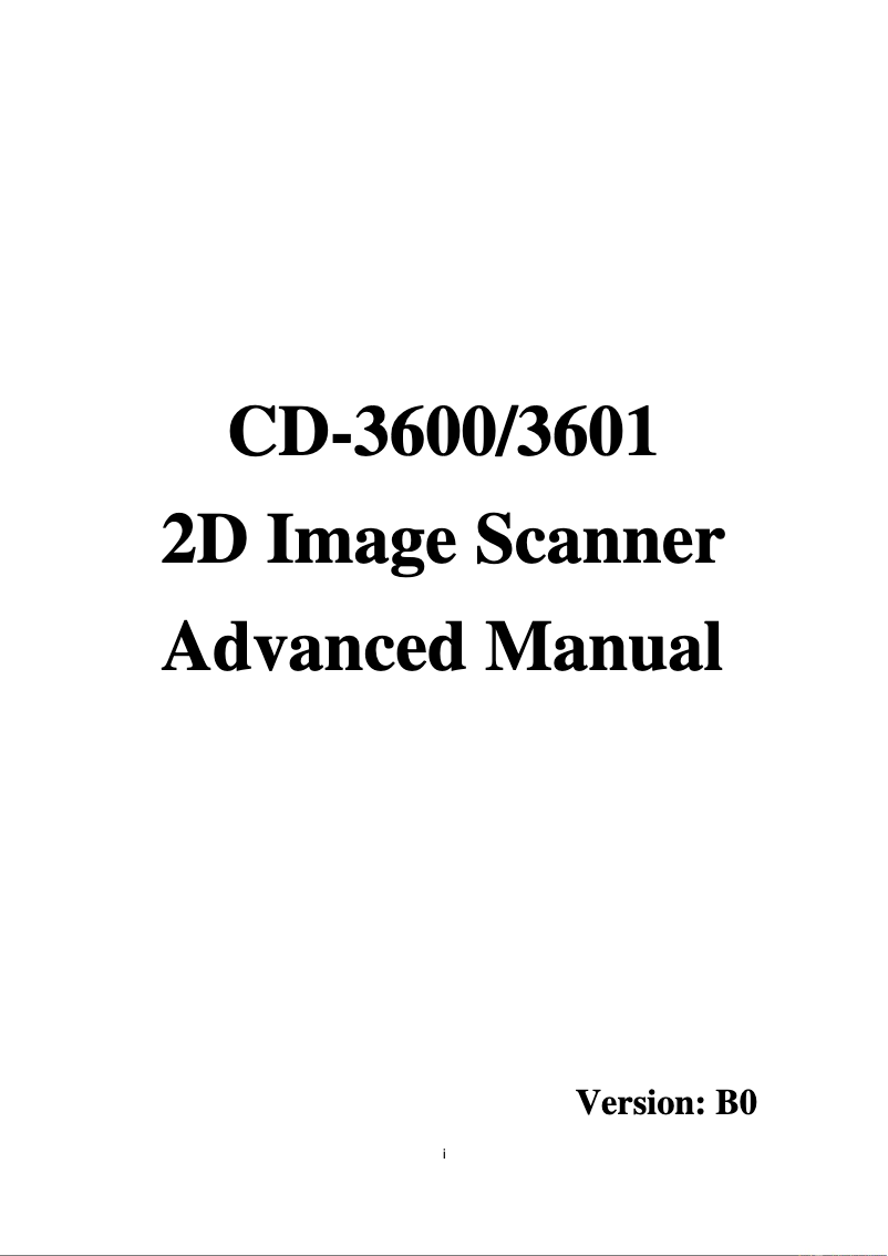 Image de la première page du manuel de l'appareil CD-3201U