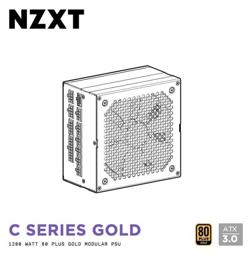 Page n°1 - Manuel utilisateur NZXT C1200 Gold