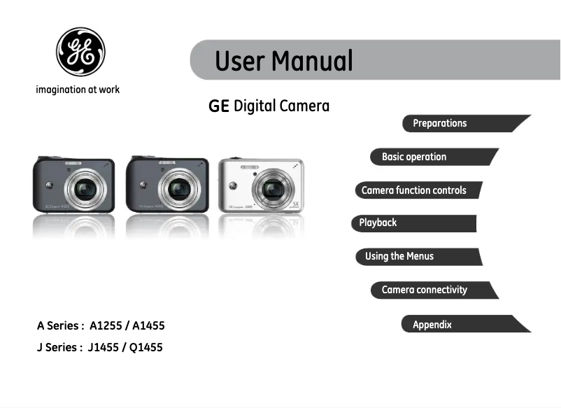 Page 1 de la notice Manuel utilisateur GE Q1455