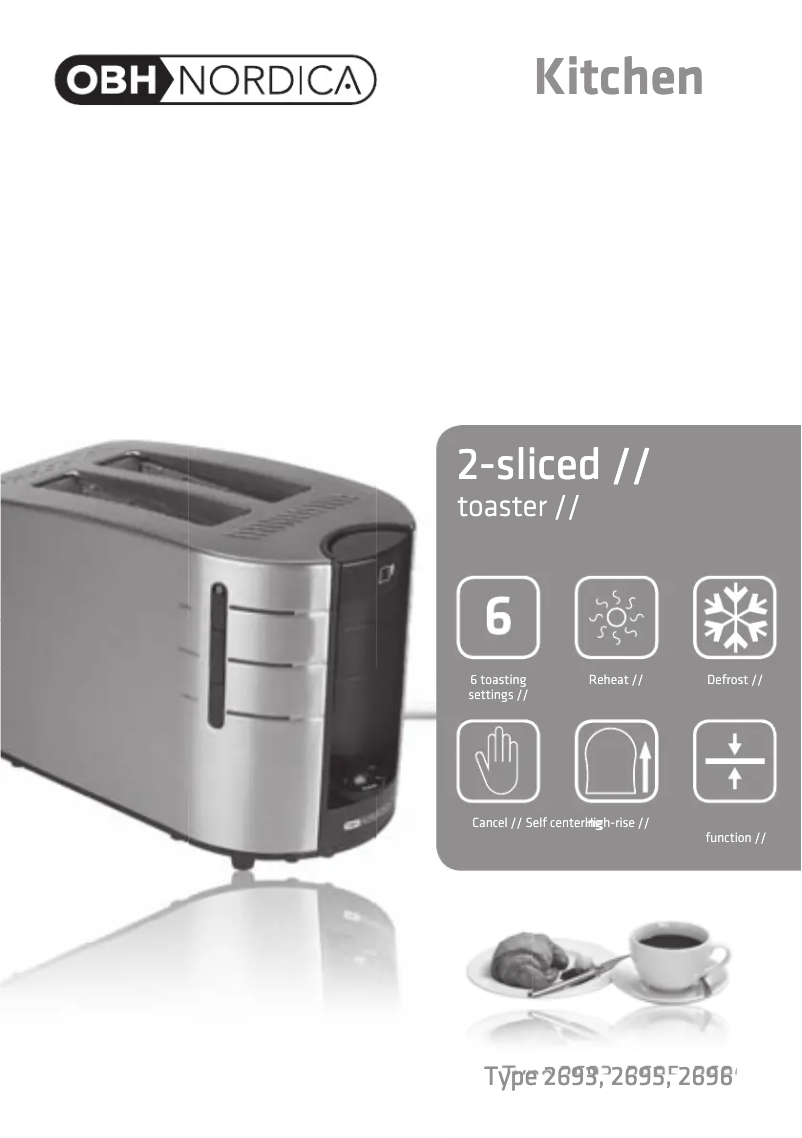 Page 1 de la notice Manuel utilisateur OBH Nordica Avanti