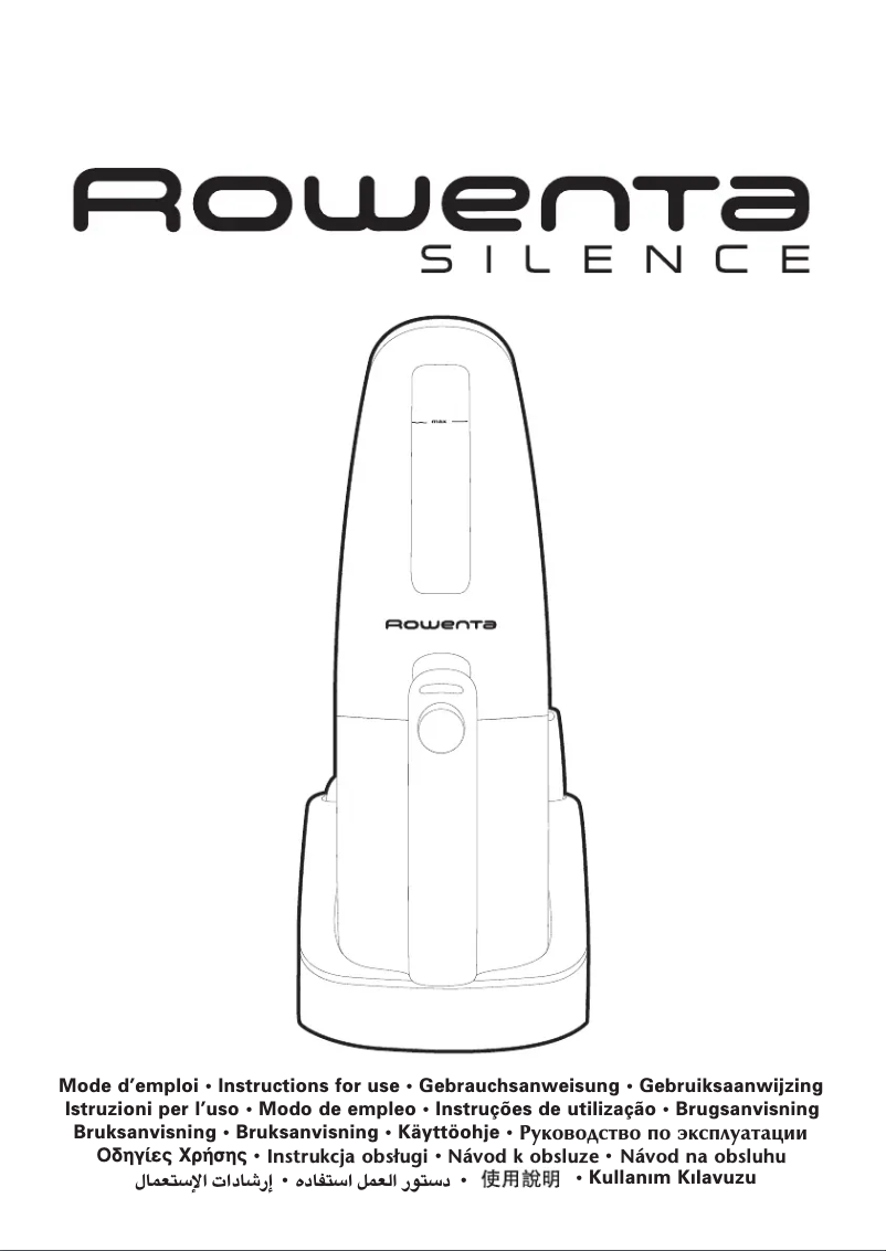 Page n°1 - Manuel utilisateur Rowenta Silence AC6221