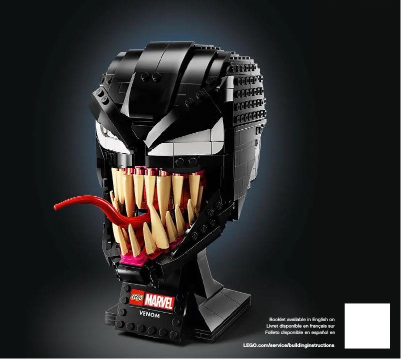 Page 1 de la notice Manuel utilisateur Lego Marvel 76187